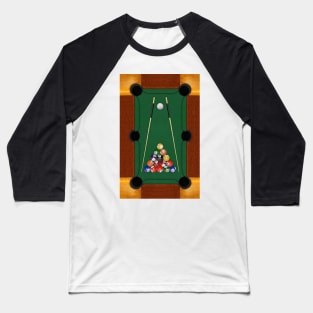 Billiards Baseball T-Shirt